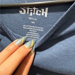 Disney Stitch Blue Women's Blouse